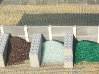 Juweela 24257 - 0 - Altglas, Weiß-, Braun- und Grünglas (je 75 g)